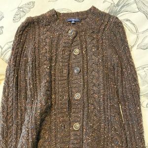 GAP Brown Button Up Cardigan
